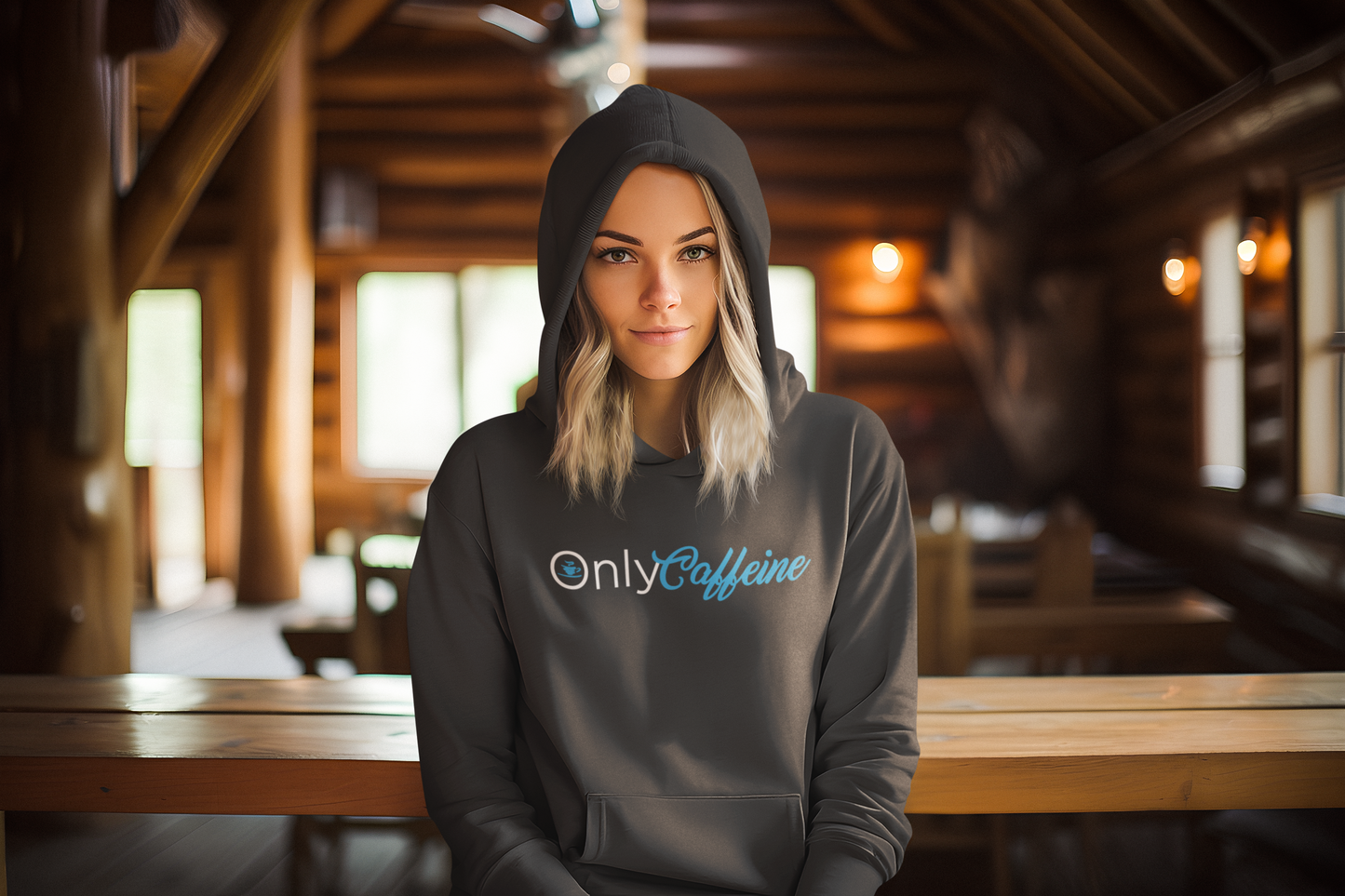 OnlyCaffeine  Hooded Sweatshirt